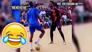 AFTER THIS SKILL, THE MATCH TURNED INTO AN UFC 😳😂 #fail #footballcomedy #funnyvideos