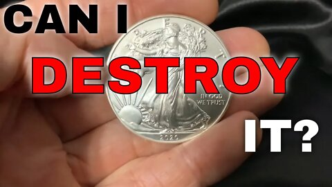 Will This 2020 Silver Eagle Dissolve In Salt?