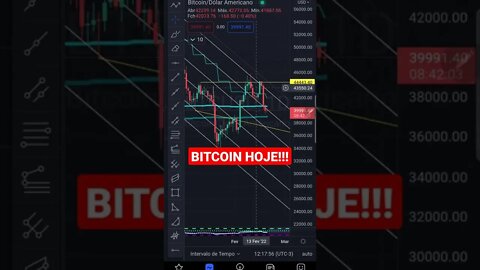 BITCOIN HOJE EM 1 MINUTO - 19/02/2022