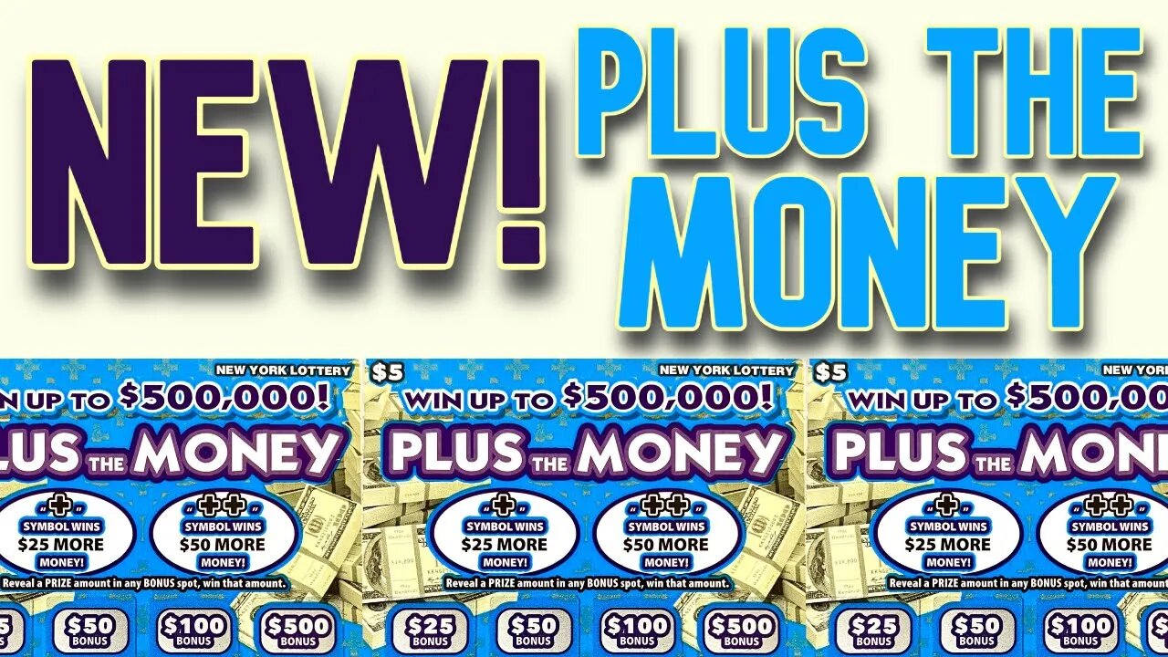 👻 NEW Plus the MONEY Scratch Off Gameplay | New for October 2023 from New York State Lottery