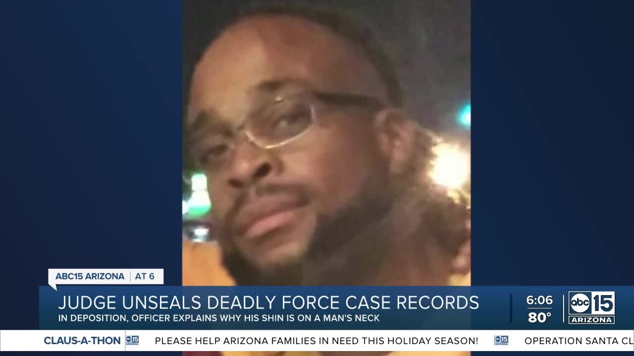 In deposition, officer explains why his shin was on Muhammad Muhaymin's neck