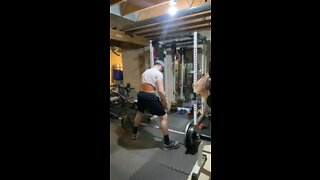 305 x 6 sumo deadlift