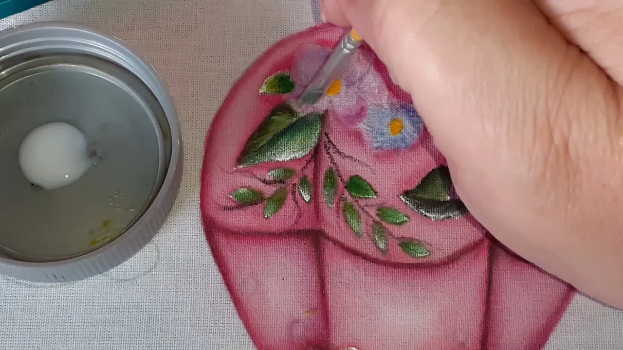 Como Pintar Balão no tecido com Lápis De Cor Aquarela parte 3