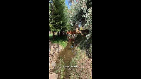 Seasonal creek in Cameron Park