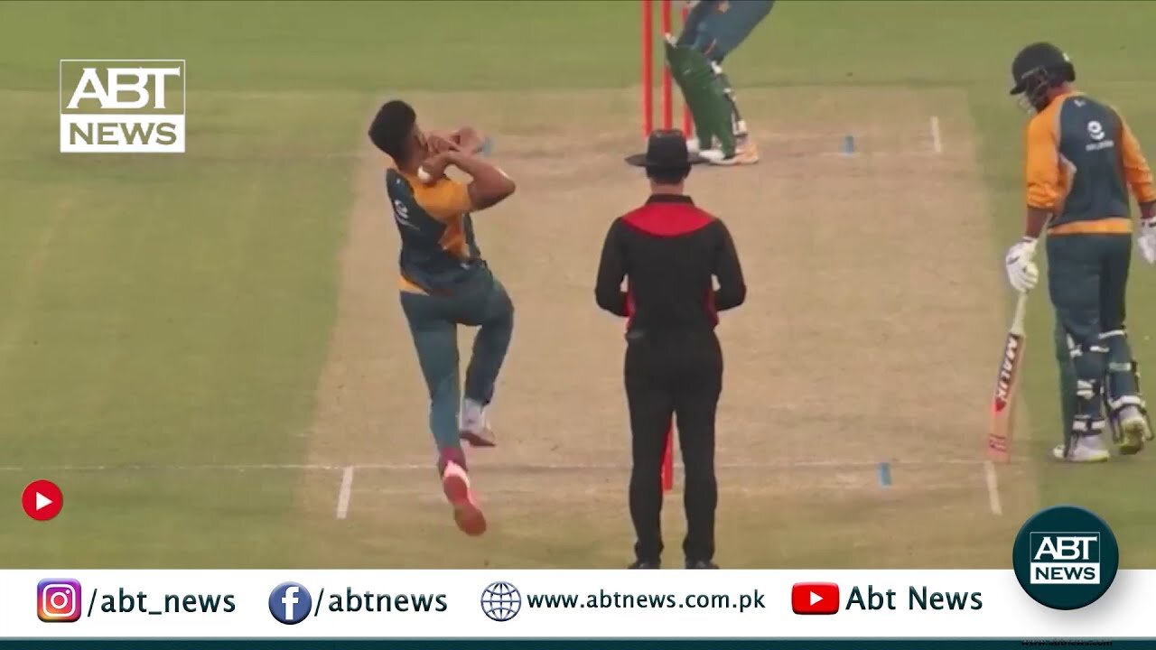 HUSNAIN BOWLING 164 KMP 😱batsman dargaya