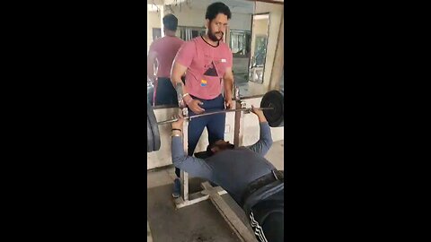 130Kg Weight Lift in Bench Press