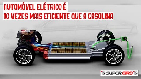 Automóvel elétrico é mais eficiente que a gasolina? #CANALSUPERGIRO