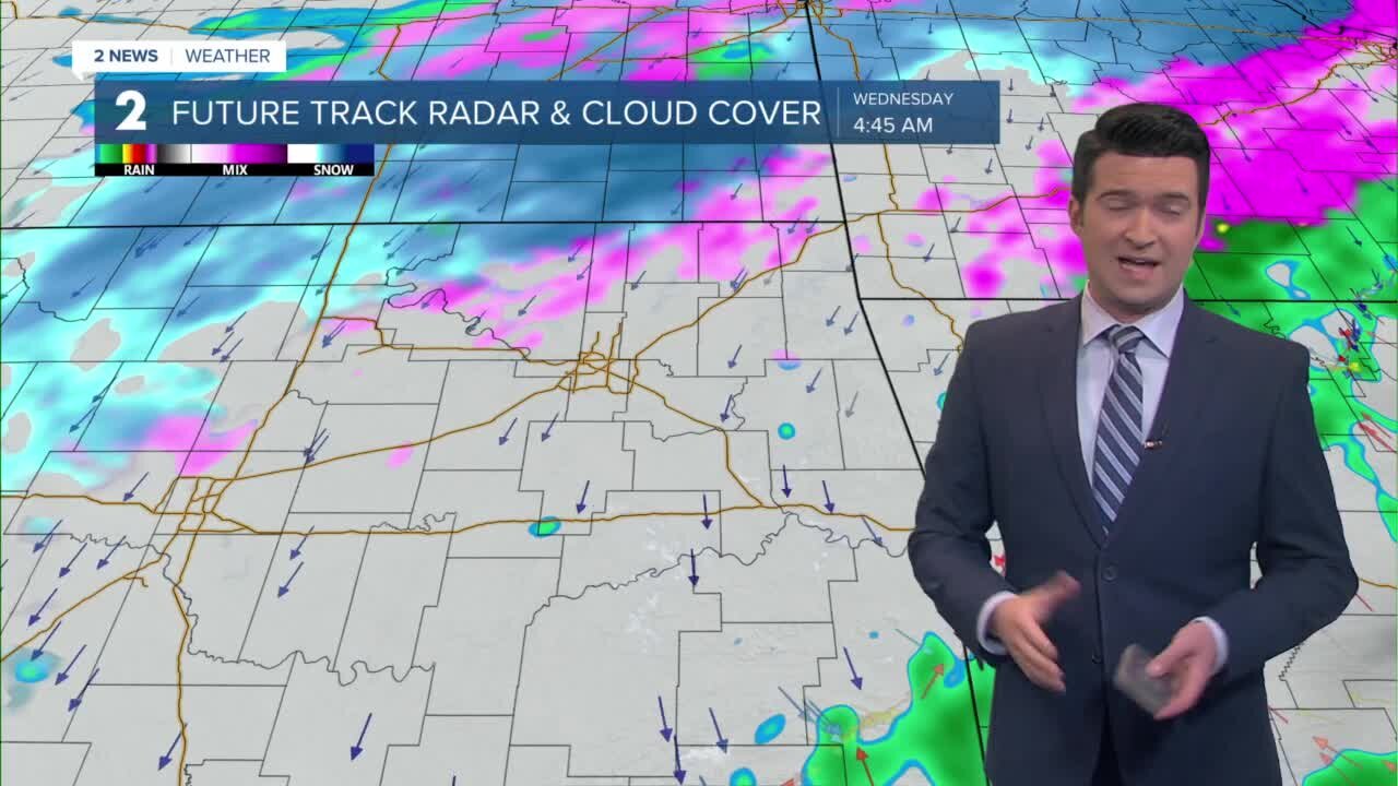 Timeline for winter storm 2022