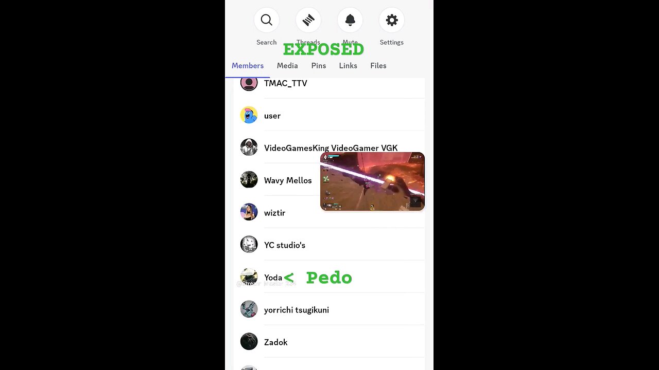 Freshsation Exposed For Having 2 P3DOS in His Discord Server