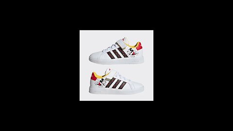 Adidas Kids Mickey Grand Court Hook and Loop Shoes