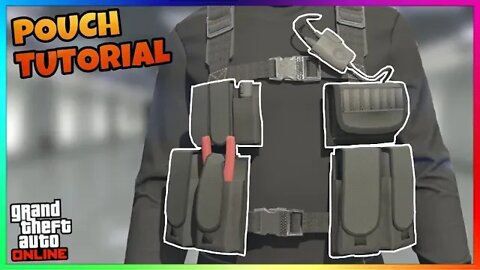 Easy How To Get Black Pouches On Your Outfit Without Vest (GTA Online)