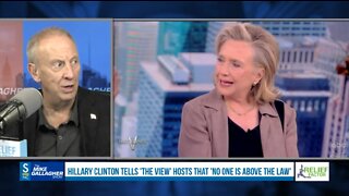 Hillary Clinton stated that "no one is above the law" in her appearance on The View