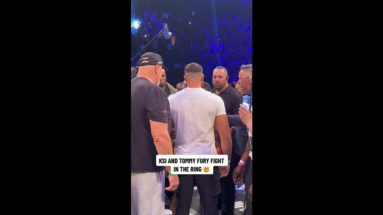 Ksi and Tommy fury fight in the ring at the Misfits Event!!😅