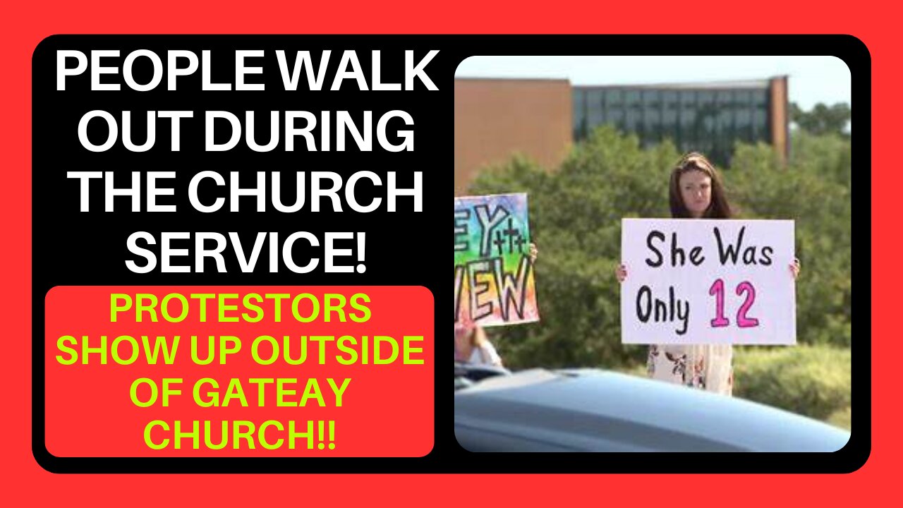 Gateway Church Attendance Plummets | Members Exit During Service | Protestors Show Up!