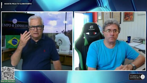Previsão do tempo com alerta para águas de março no Sudeste.