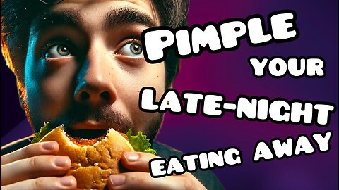 Pimple your late-night eating away ASMR / It really works! / Mochi pimple Popping #visualasmr