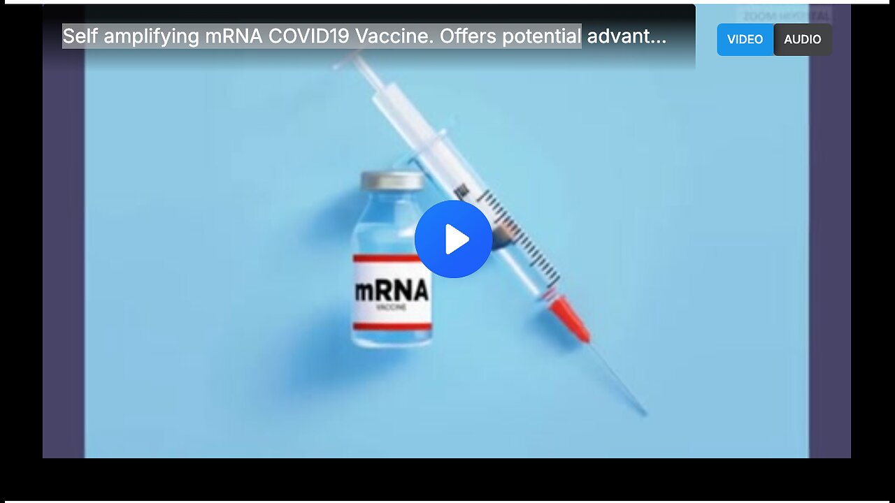 Self-amplifying mRNA COVID-19 vaccine