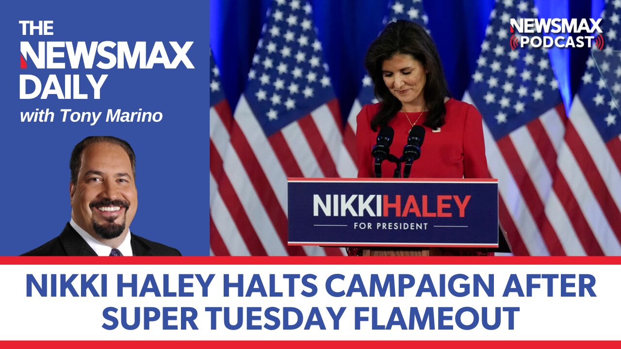 Haley halts campaign after Super Tuesday losses | The NEWSMAX Daily (03/06/2024)