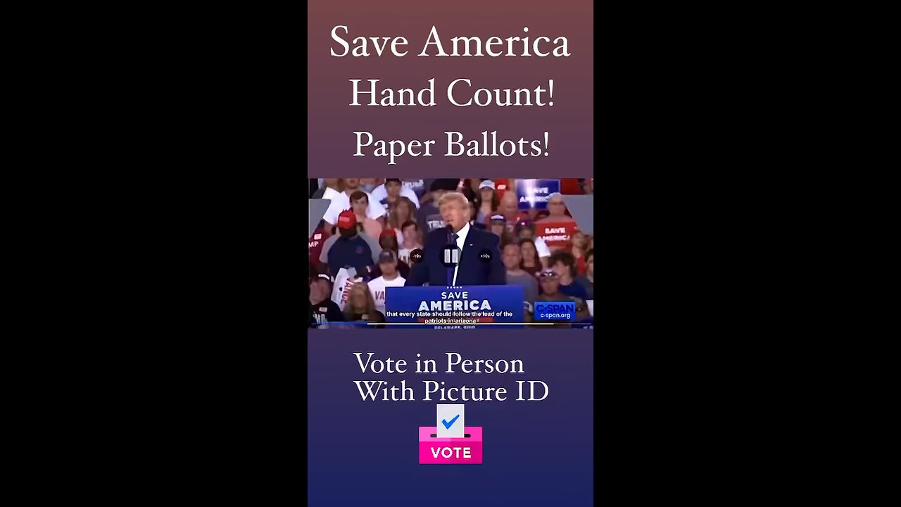 Hand Count! Paper Ballots!