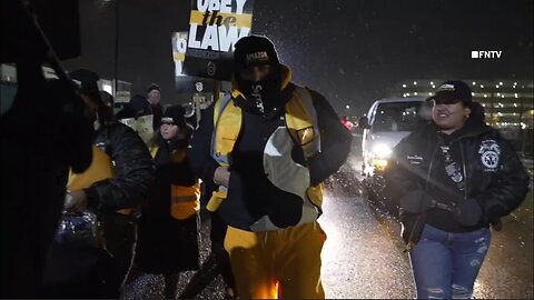 Amazon Workers ON STRIKE at Staten Island JFK8 Facility