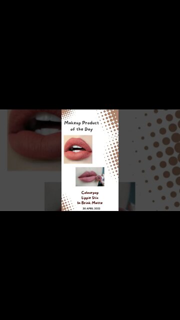 Makeup Product of the Day! Checkout my TikTok for more info! #colourpop #lippiestix #sunshinery