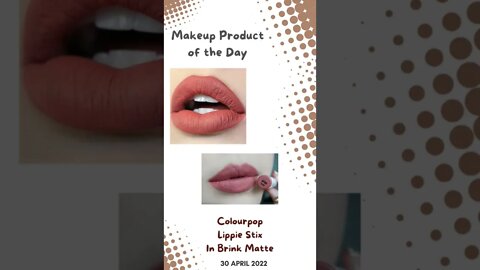 Makeup Product of the Day! Checkout my TikTok for more info! #colourpop #lippiestix #sunshinery