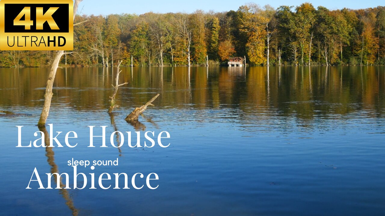 This Lake House Sounds With White Noise Will Help You Sleep Faster