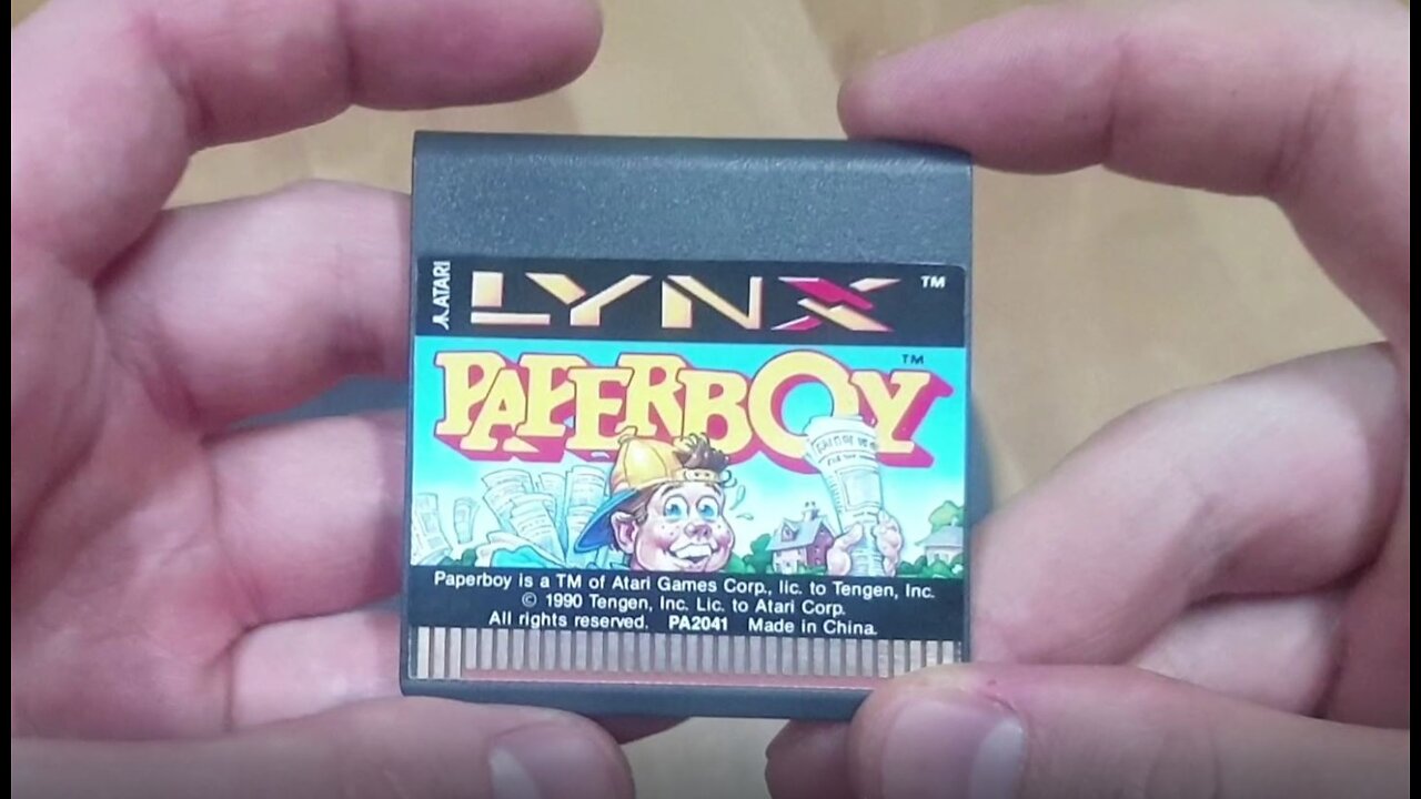 ATARI LYNX Paperboy