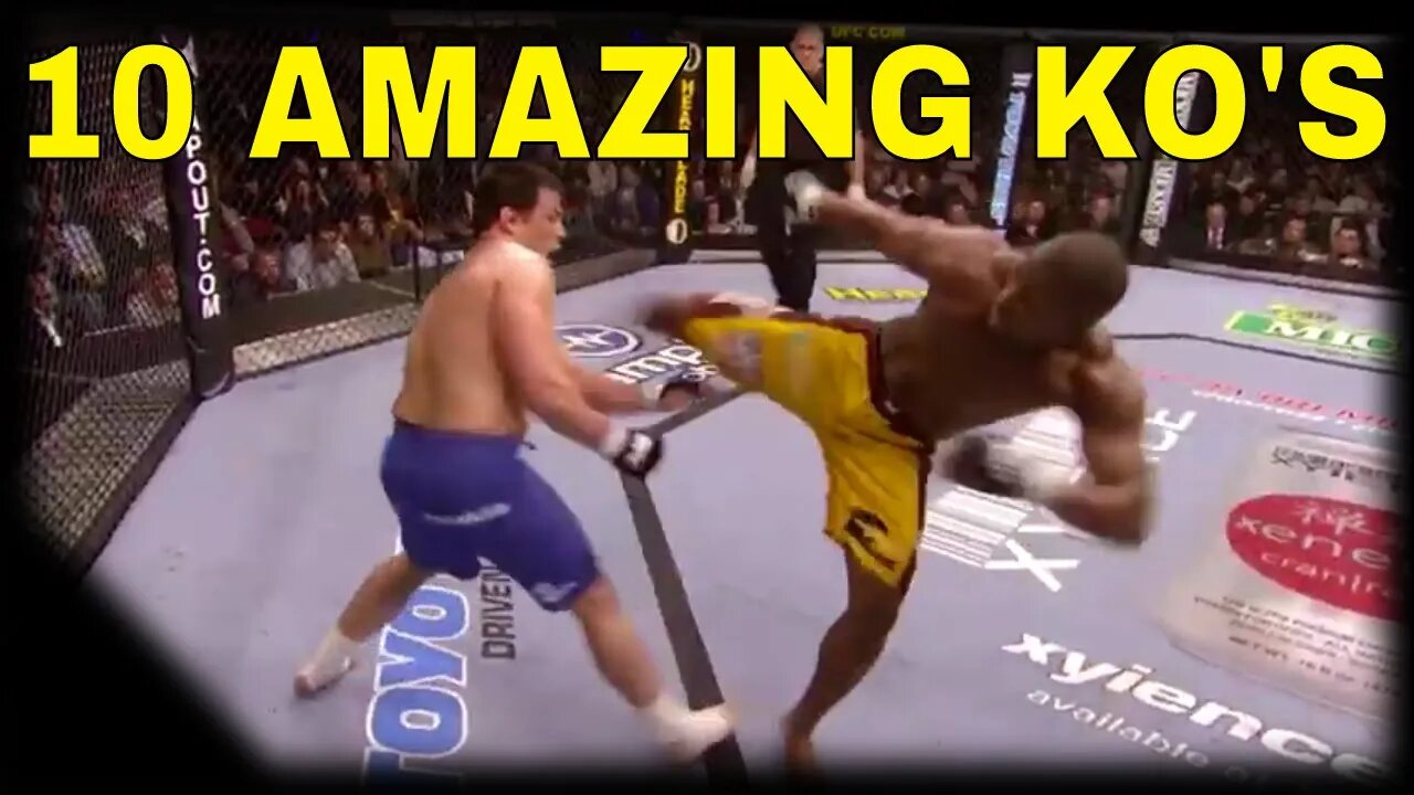 10 AMAZING UFC KNOCKOUTS IN UNDER A MINUTE