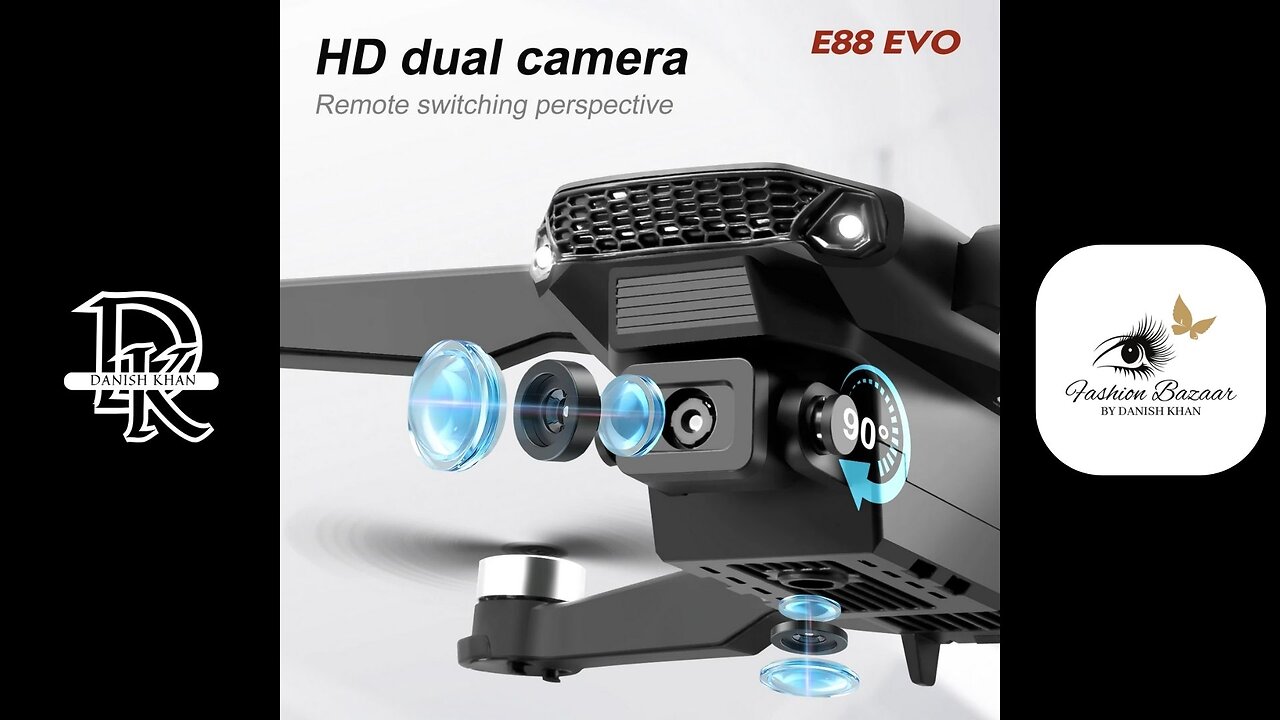 Professional Drone E88 4k wide-angle HD camera | #AliExpresss