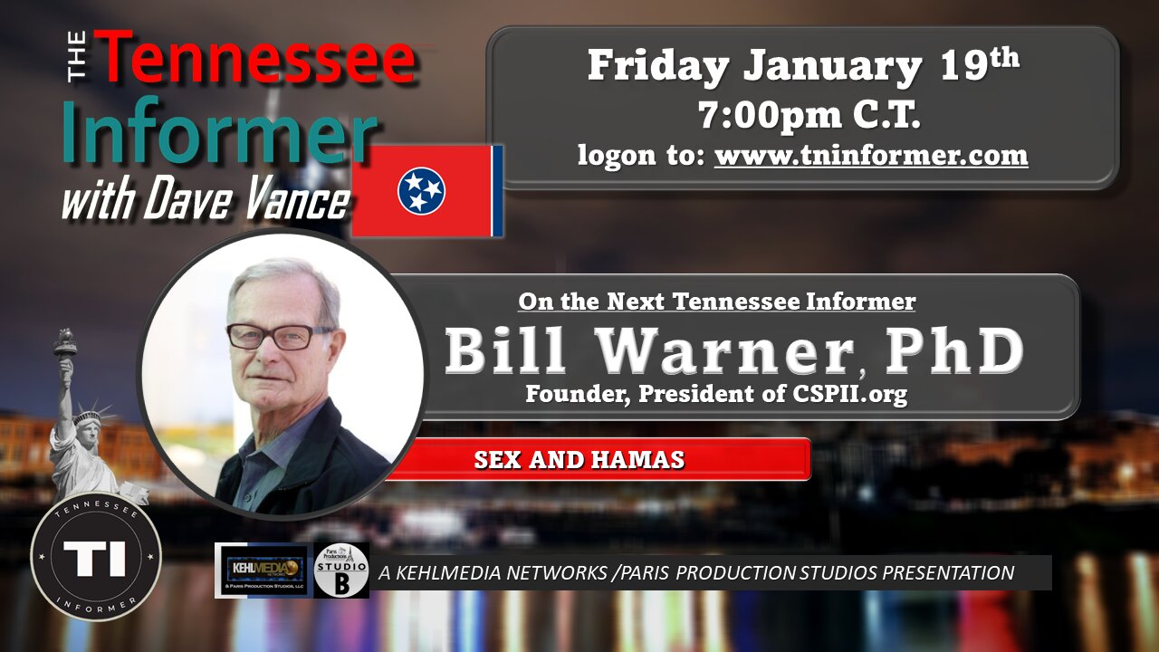 SEX AND HAMAS w/ Dr. Bill Warner, PhD