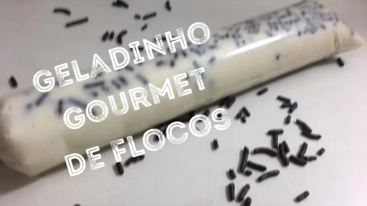 Curso De Geladinhos, Sorvetes e Cassatas Gourmets Aula 02 Geladinho Gourmet de Flocos