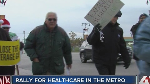 Rally for healthcare in the metro