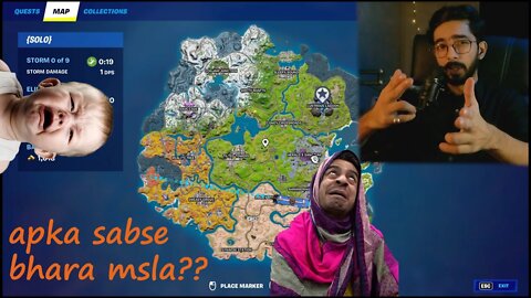 Hamara sabse bhara masla??? #fortnite #lifeissues #battleroyale #solovictory