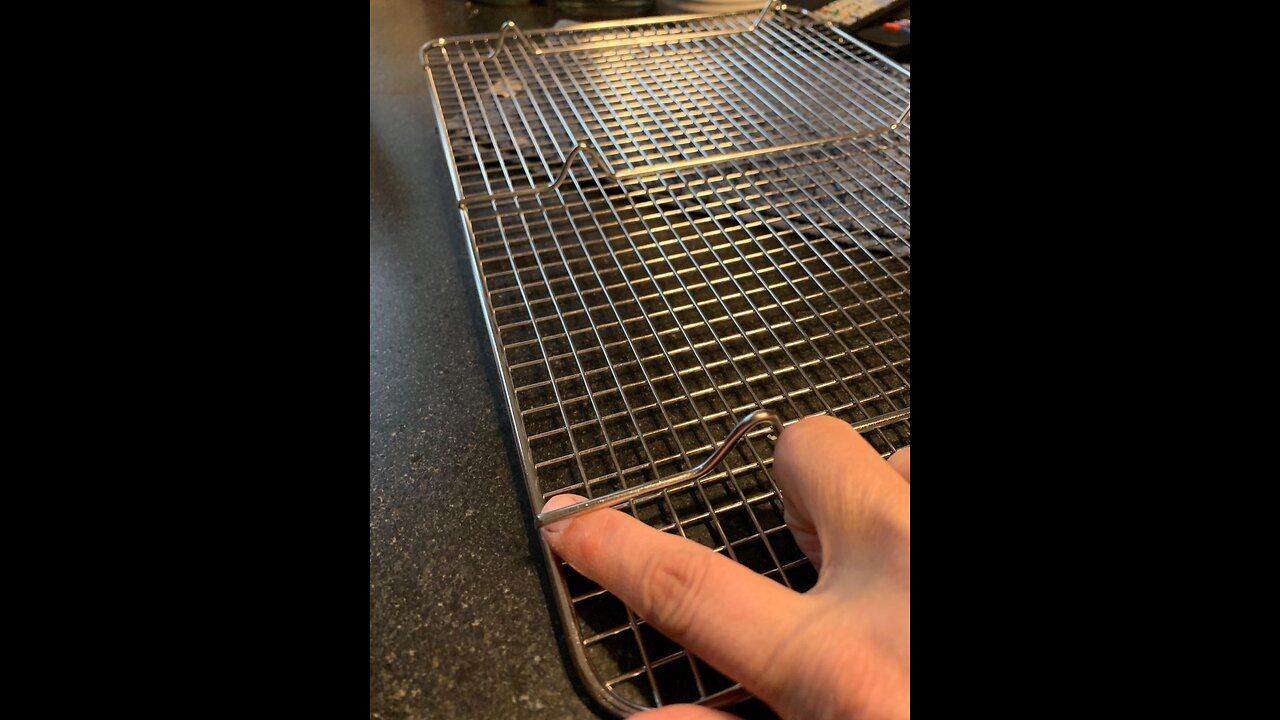 Oven-Safe, Dishwasher-Safe 100% Stainless Steel Cooling and Baking Rack - Cooling, Roasting, Co...