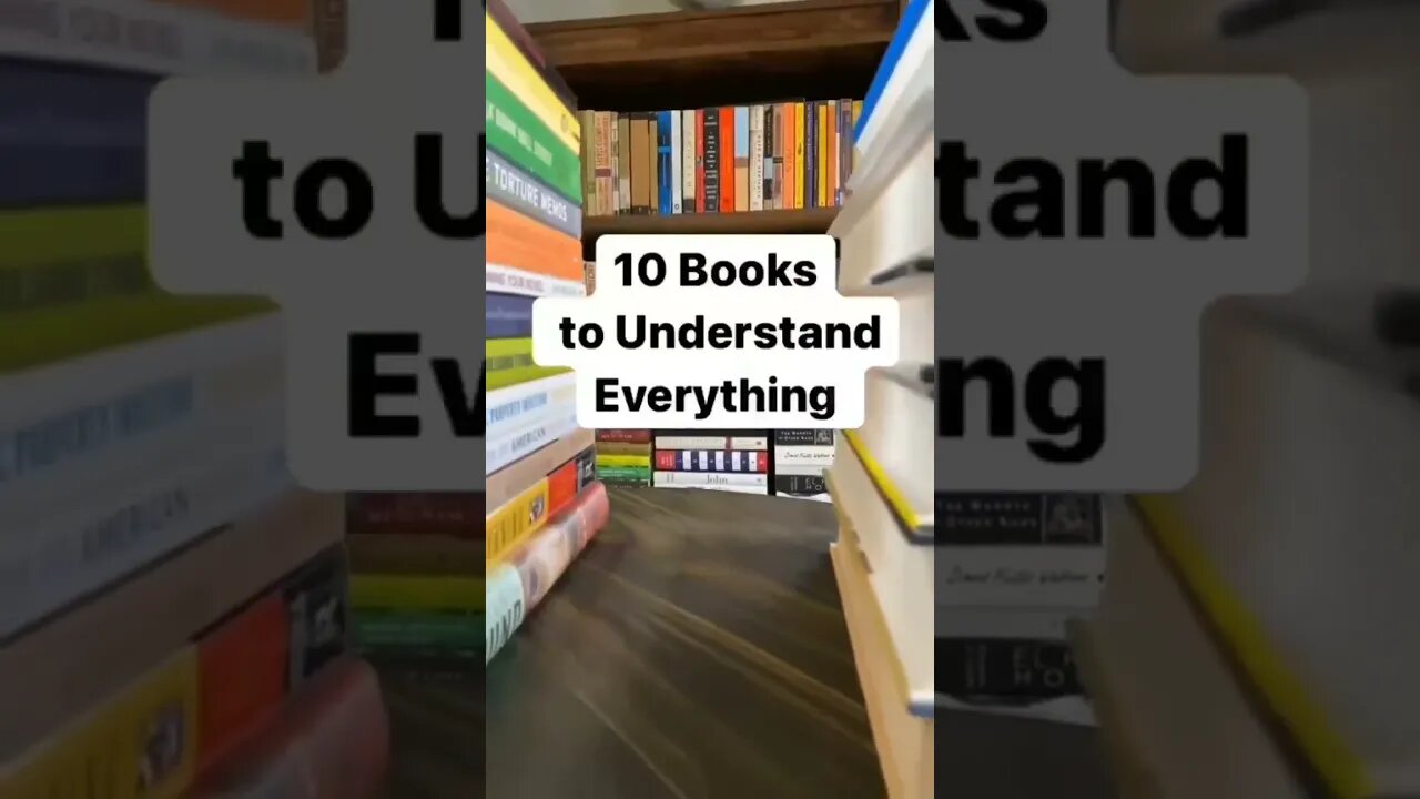 10 Books To Understand Everything | #bookslover #short #everything #knowledge Your Vision's Factory