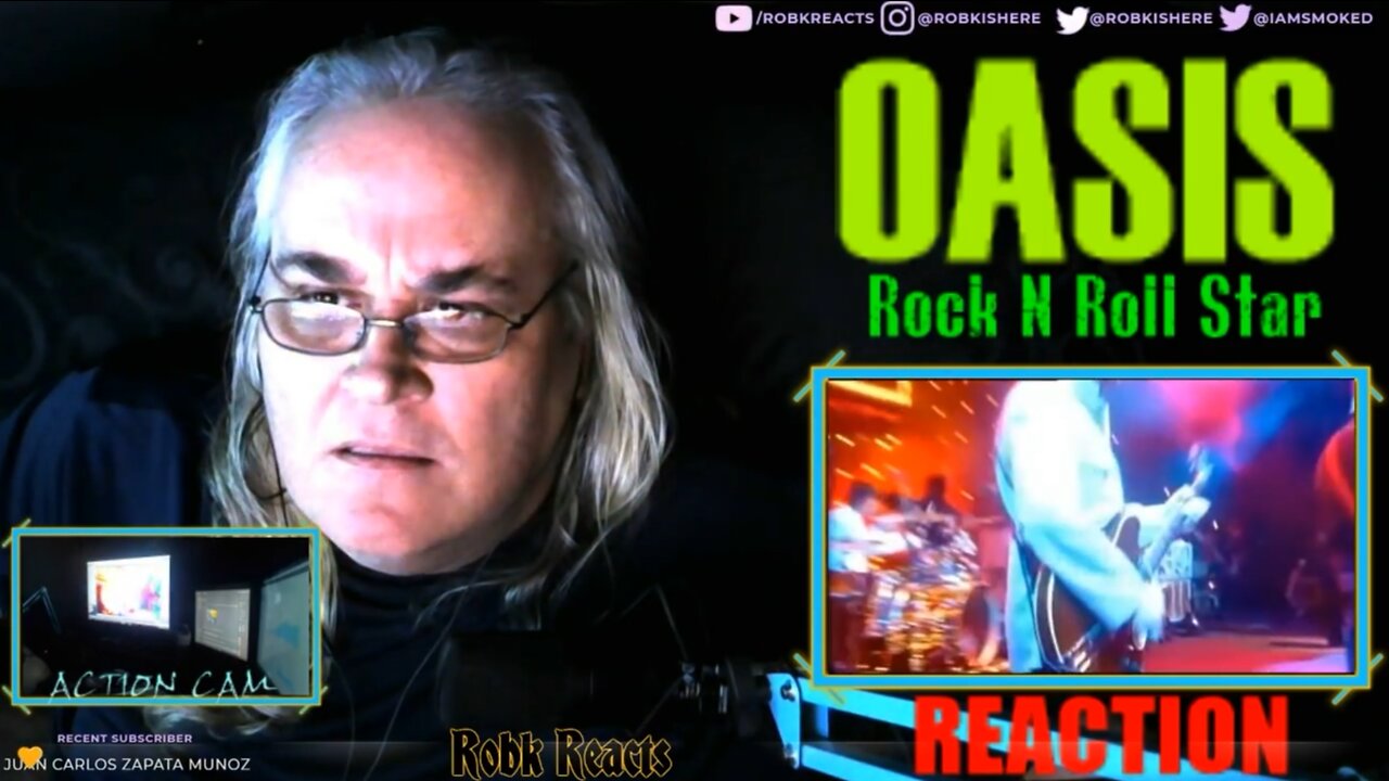 Oasis Rock and Roll Star Reaction from first weeks of my channel
