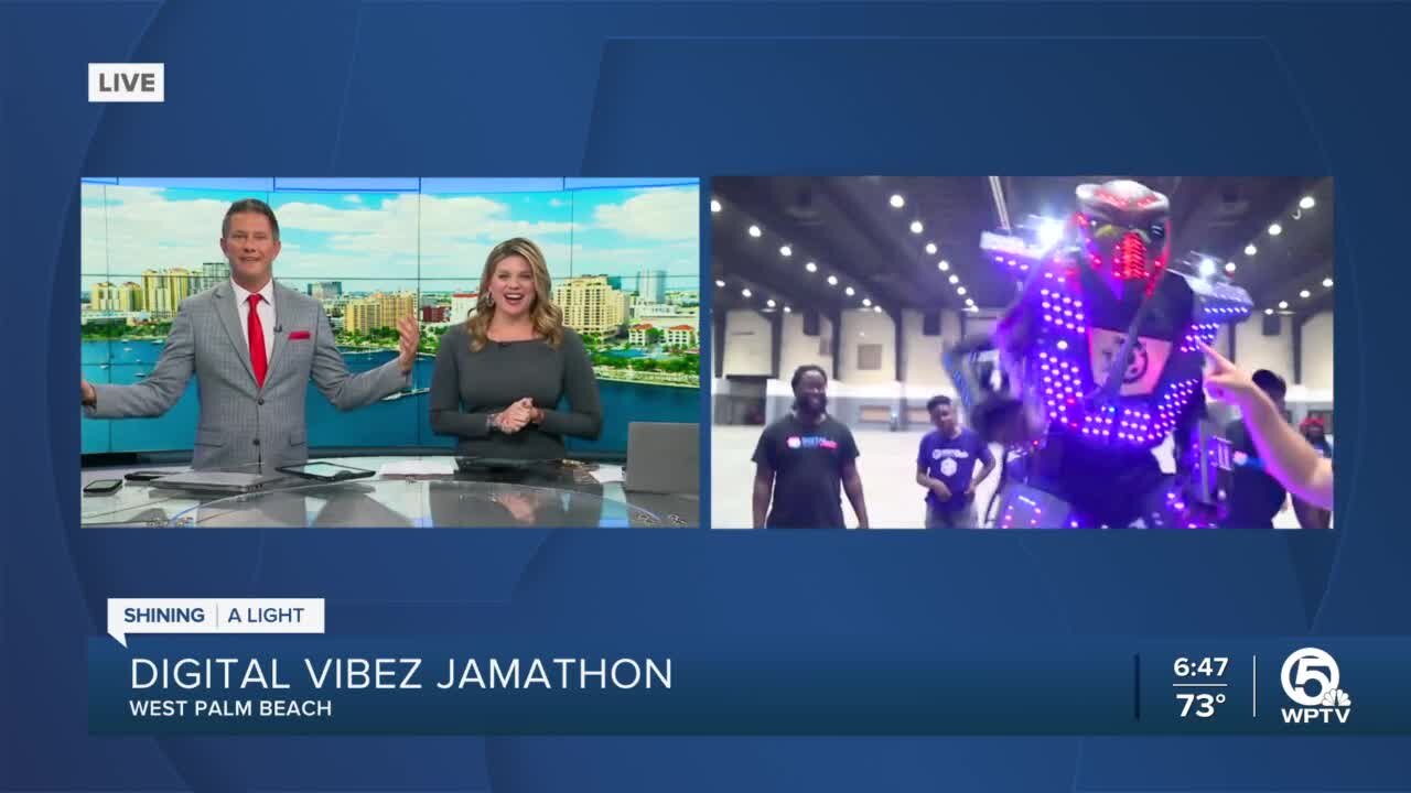 TA Walker shows off his dance moves as he previews KidsFit Jamathon