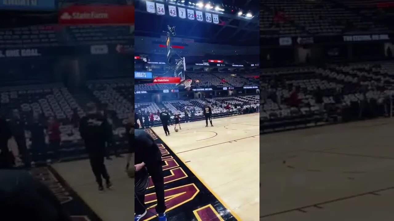 Trae Young's Warm up Shot for Play-in