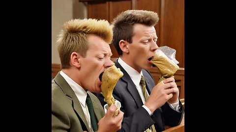 AI art: Beavis and Butthead vomiting during church!