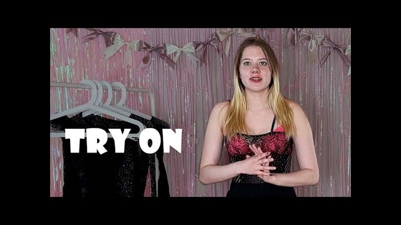 Try on transparent bodysuits!