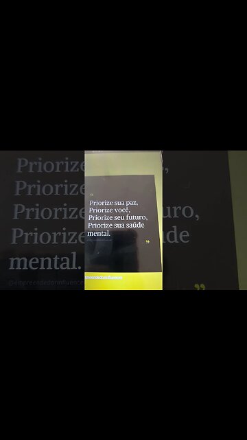 Defina as suas prioridades