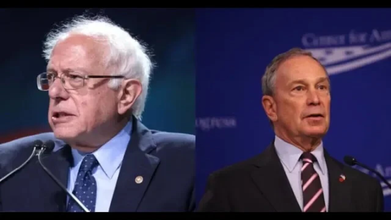 Bernie Sanders Torches Bloomberg : He's Trying To Buy The Presidency w/ 100's Millions Of Dollars