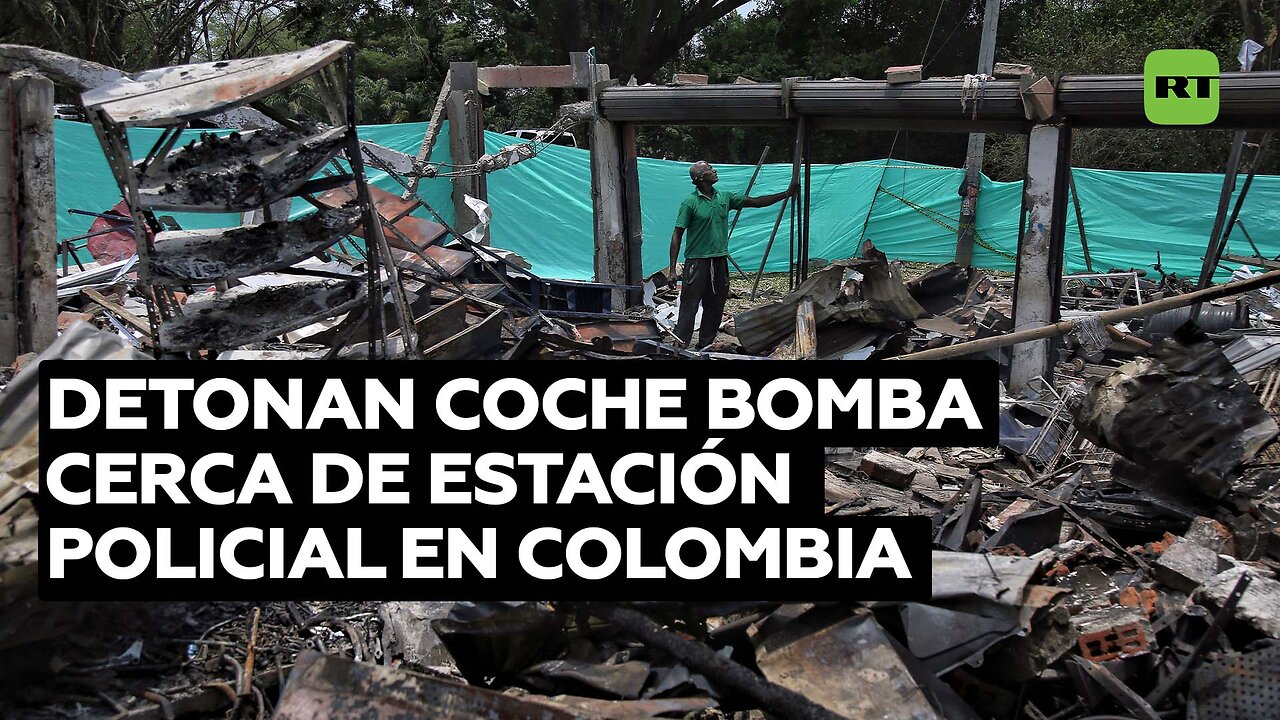 Al menos dos muertos tras ataque con carro bomba a una estación policial en Colombia