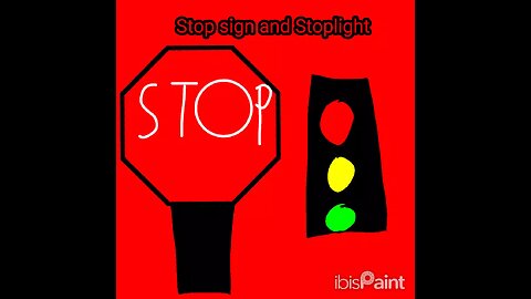 Stop Sign and Stoplight