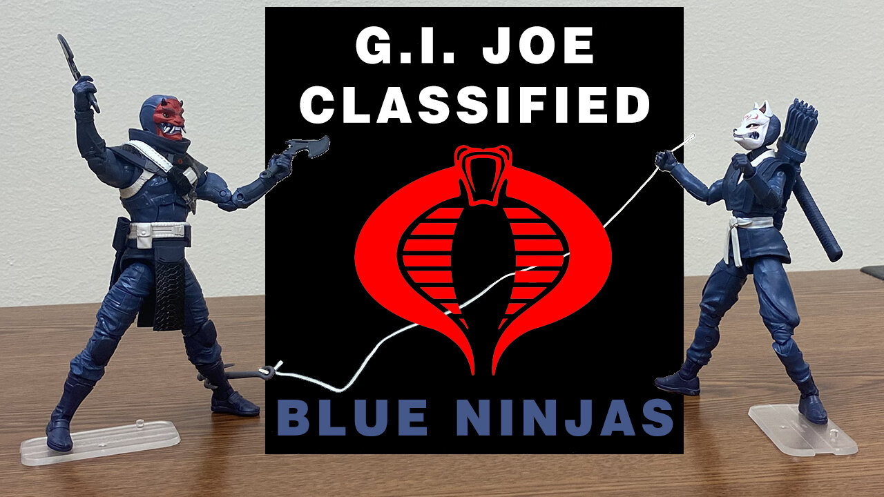 Cobra Blue Ninjas - G.I. Joe Classified - Unboxing and Review