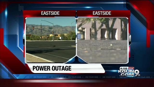 Nearly 14,000 TEP customers on eastside currently without power