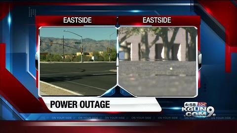 Nearly 14,000 TEP customers on eastside currently without power