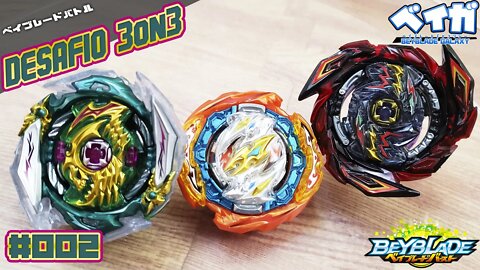 Desafio Deck 3on3 002 - Beyblade Burst ベイブレードバースト