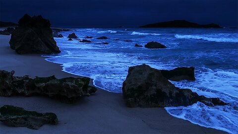 Beach With Relaxing Waves